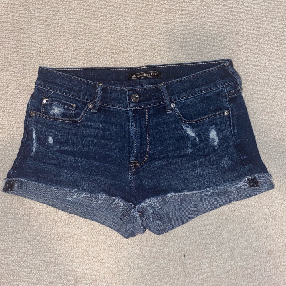 abercrombie jean shorts